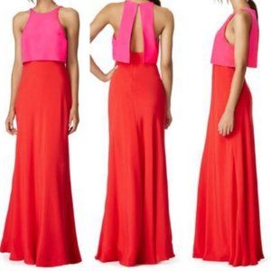 Jill by Jill Stuart Lovely Duo Gown Pink/Orange